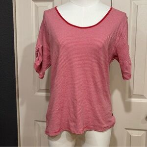 Levi's Red Striped Short Sleeve Tee